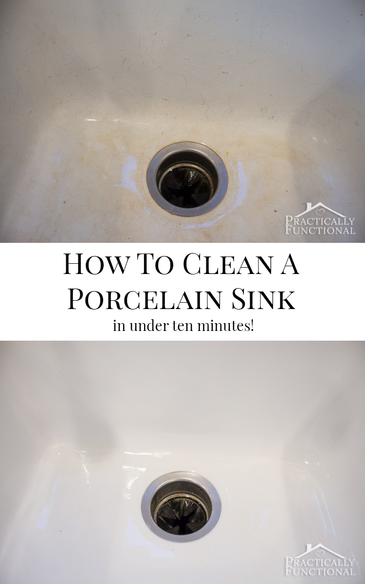 How To Clean A Porcelain Sink (Including The Stains And Scuff Marks ... throughout American Standard 0621.001 Studio 22&amp;quot; Vessel Porcelain Bathroom - White