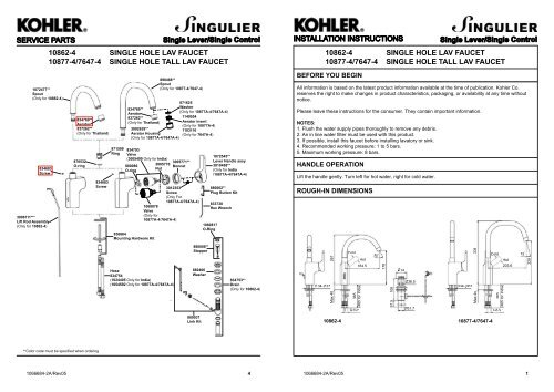 Understanding the Kohler K-2032-N Wall-Mount Concealed Faucet Installation Process