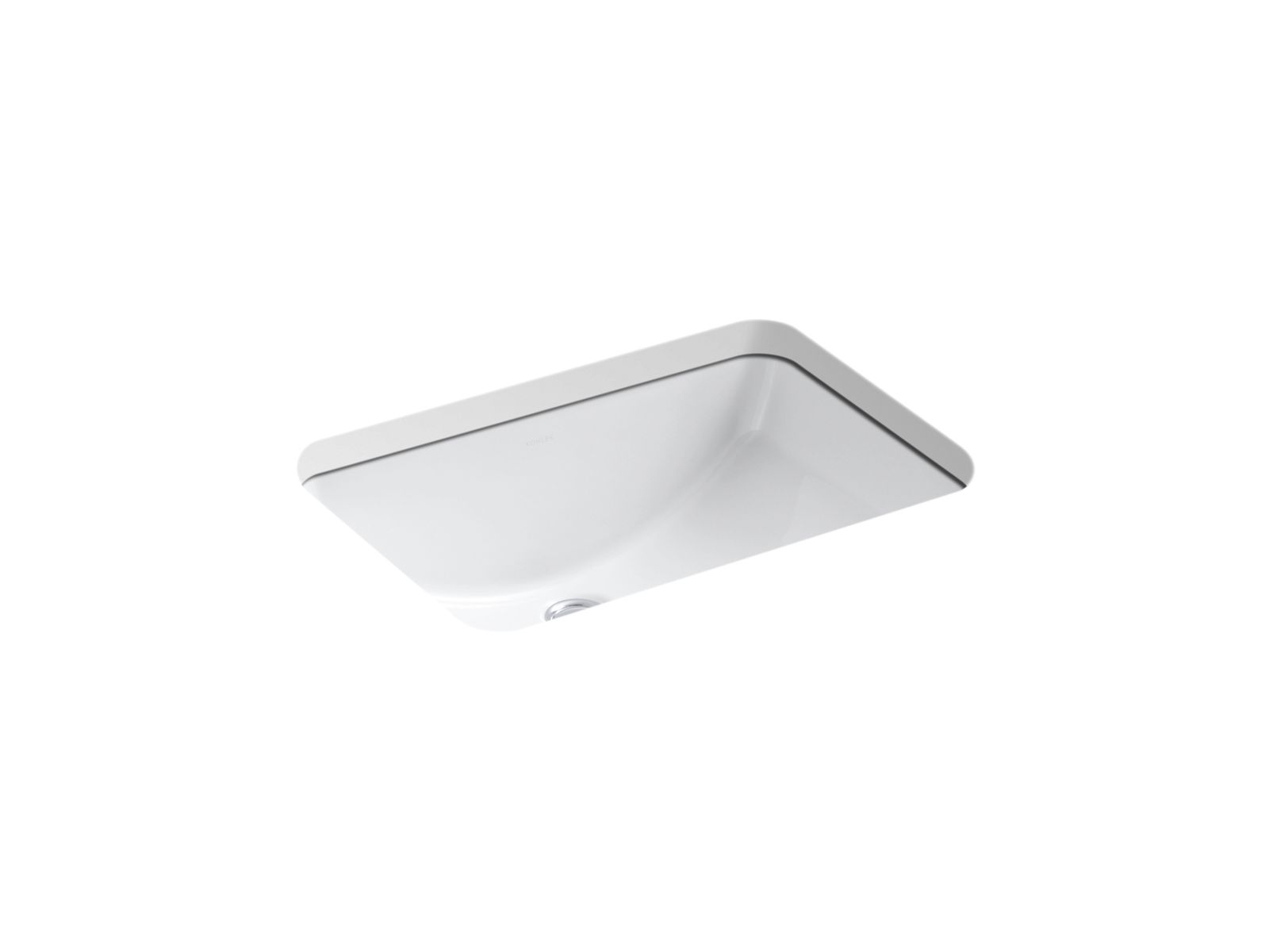 K-2214-0 | Ladena™ 21&amp;quot; Rectangular Undermount Bathroom Sink | Studio ... with Kohler K-2214 Ladena 20-7/8&amp;quot; X 14-3/8&amp;quot; X 8-1/8&amp;quot; Undermount - Black Black