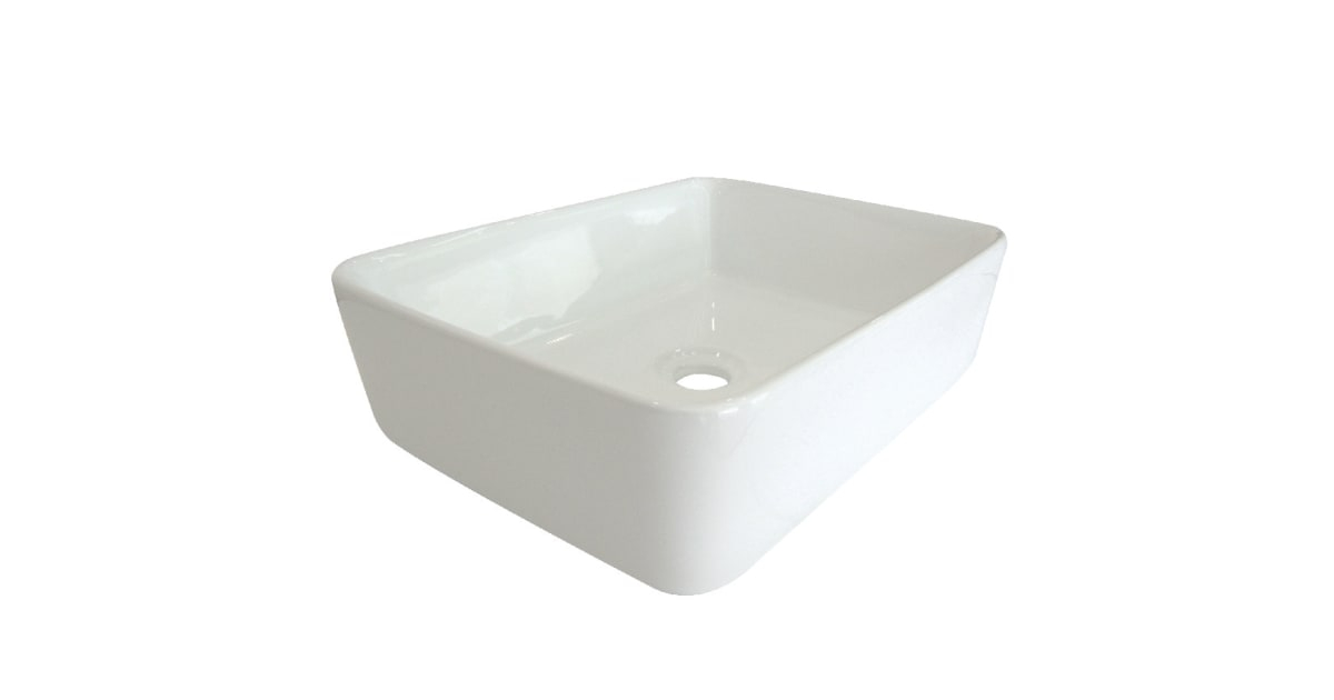 Comparing the Kingston Brass EV5102 French 18-7/8" Rectangular Ceramic Vessel - White with Other Bathroom Fixtures