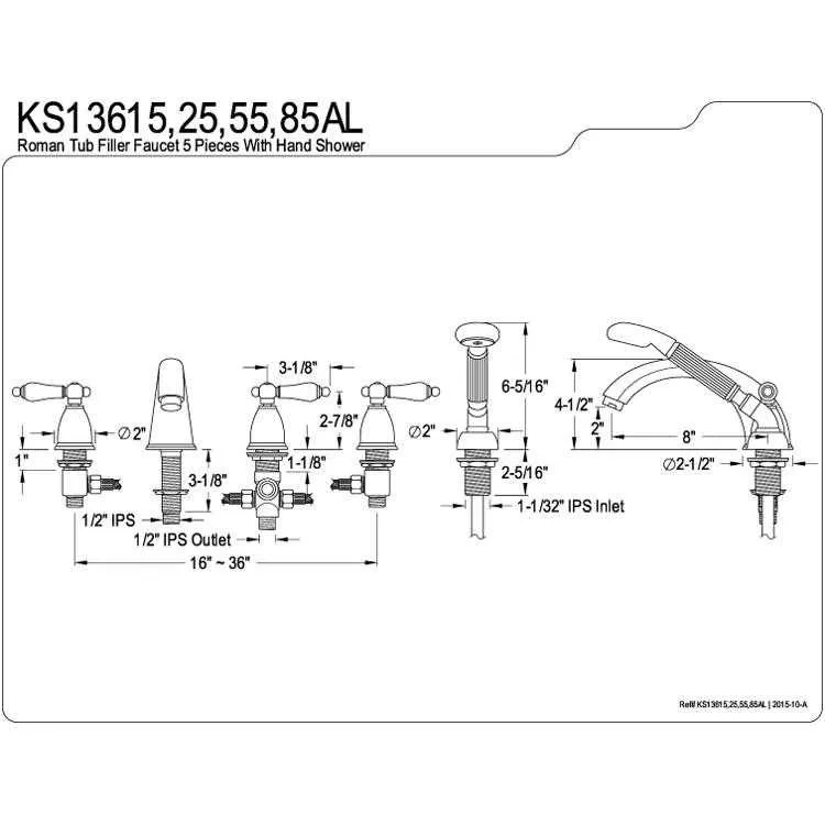 Exploring the Features of Kingston Brass EV431834 White Ceramic Fixture