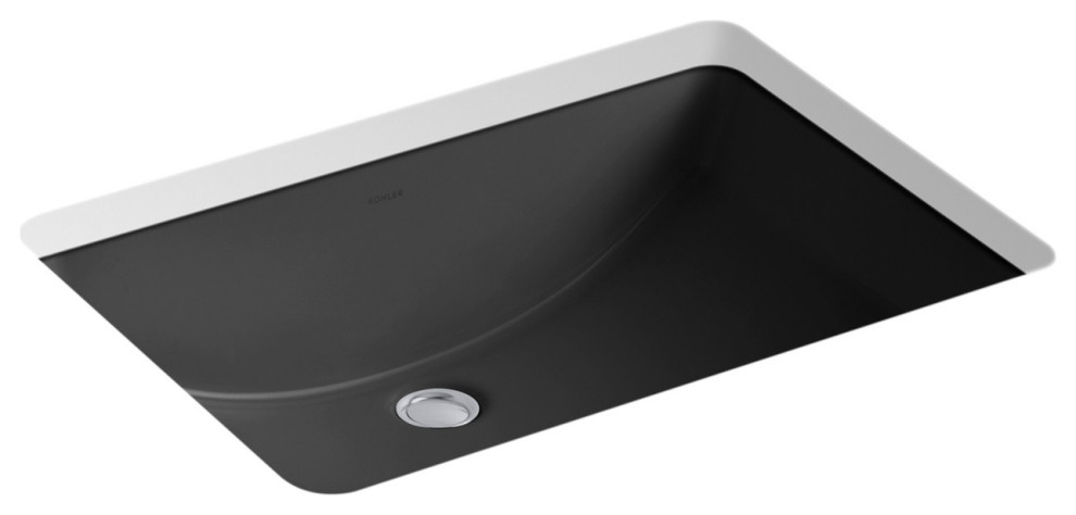 Kohler K-2215 Ladena 23-1/4&amp;quot; Undermount Bathroom Sink - Contemporary ... within Kohler K-2214 Ladena 20-7/8&amp;quot; X 14-3/8&amp;quot; X 8-1/8&amp;quot; Undermount - Black Black