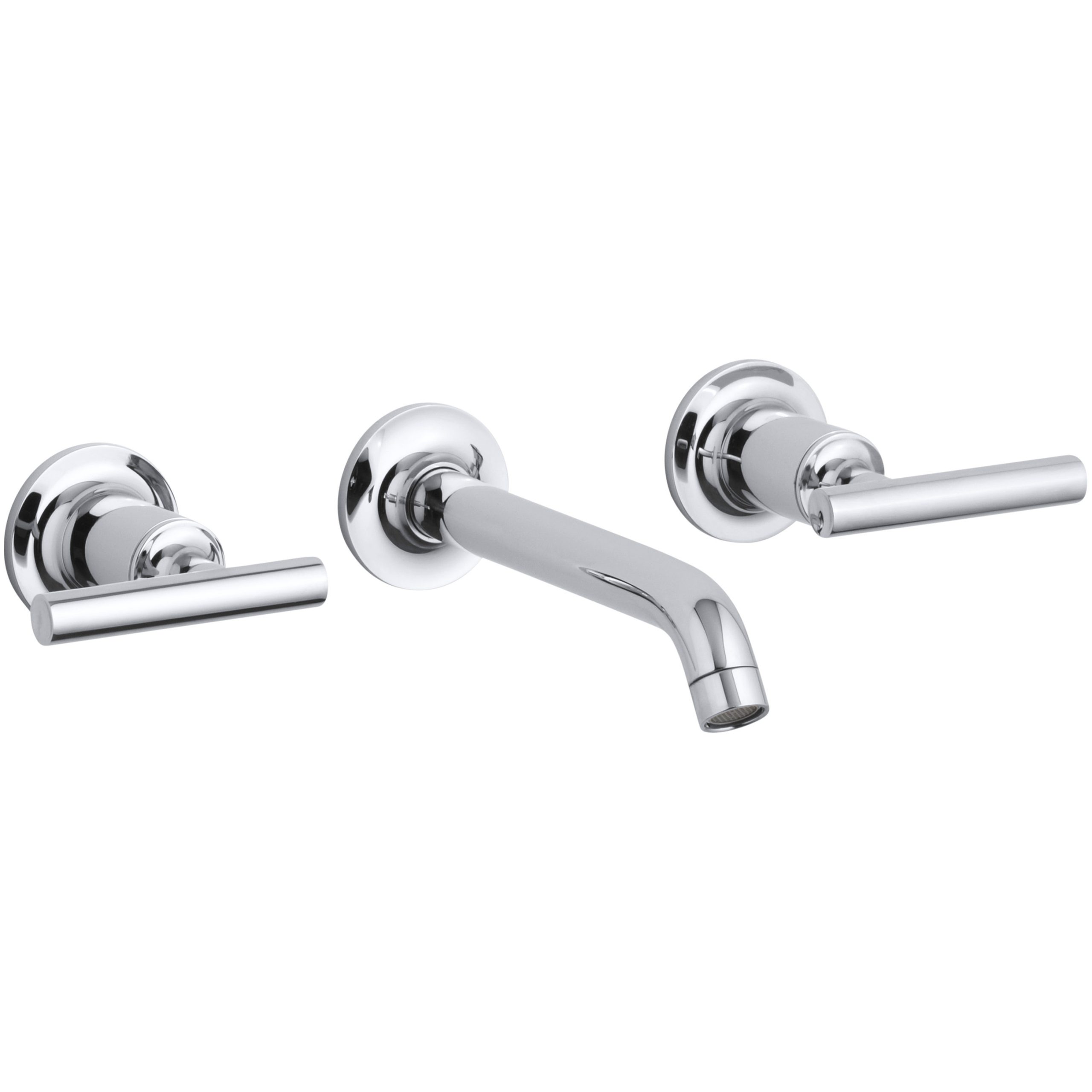 Kohler Purist Widespread Wall-Mount Bathroom Sink Faucet Trim With 6-1/ ... for Understanding the Kohler K-2032-N Wall-Mount Concealed Faucet Installation Process