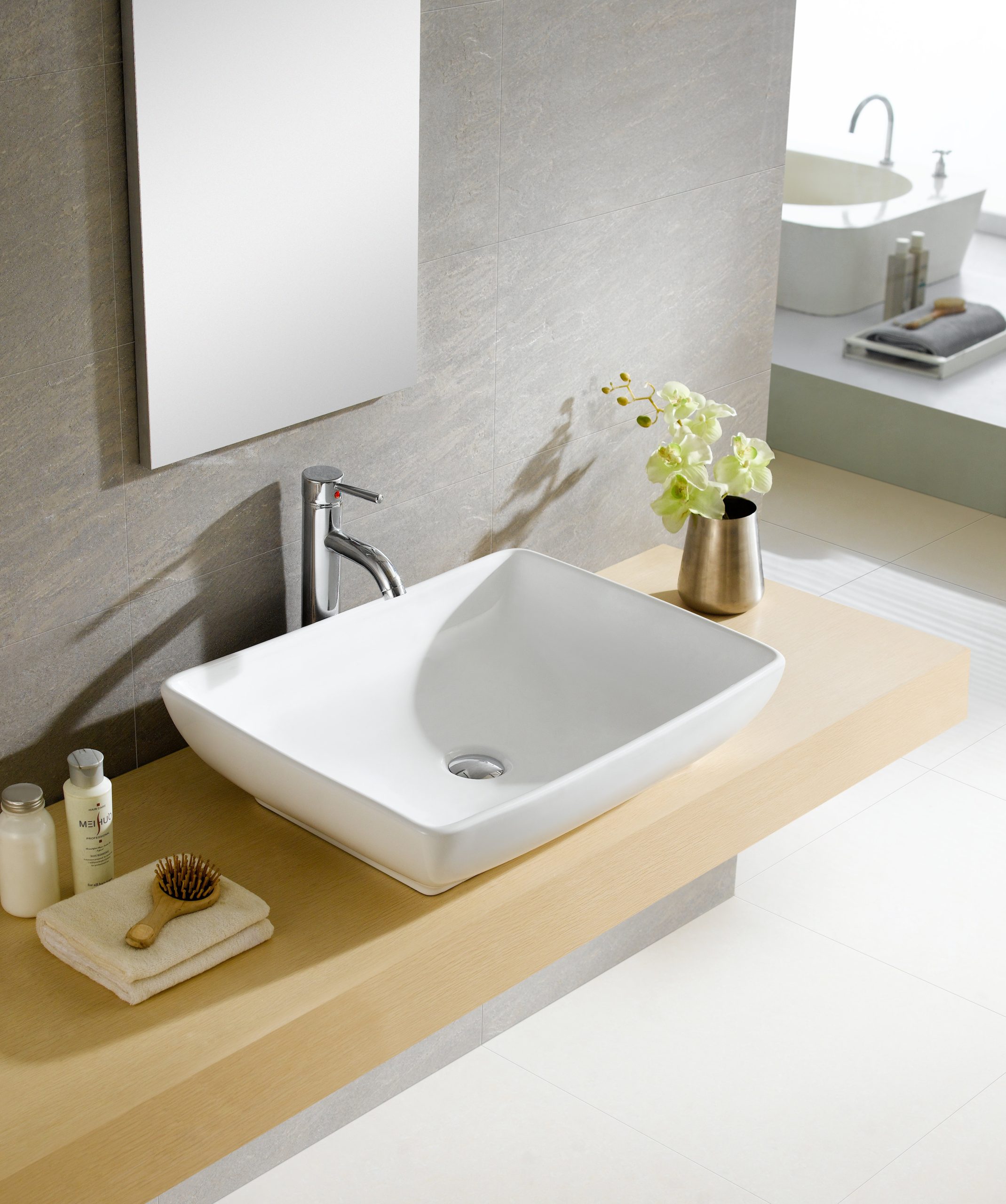 Modern Bathroom Sinks India At Stanley Musso Blog inside Comparing the Kingston Brass EV5102 French 18-7/8&amp;quot; Rectangular Ceramic Vessel - White with Other Bathroom Fixtures