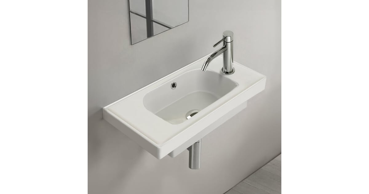 Nameeks Cerastyle 001700-U-One Hole Frame 19-5/8&amp;quot; Rectangular Ceramic ... for Exploring the Practical Applications of Nameeks CeraStyle 031100-U White Frame