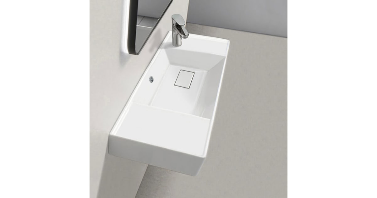 Nameeks Cerastyle 044700-U-One Hole Sharp 31-5/8&amp;quot; Rectangular Ceramic ... inside The Practical Benefits of Choosing Nameeks CeraStyle 043800-U One Hole Harmony Faucet