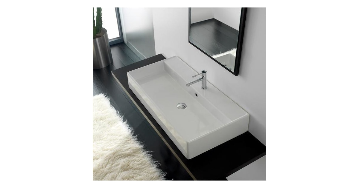 Nameeks Scarabeo 8031/R-100A-One Hole Scarabeo 39-3/8&amp;quot; Ceramic Wall ... with regard to Exploring the Design and Functionality of Nameeks 8031/R-100A-TB Three Hole Scarabeo 39-2/5 White Ceramic Wall