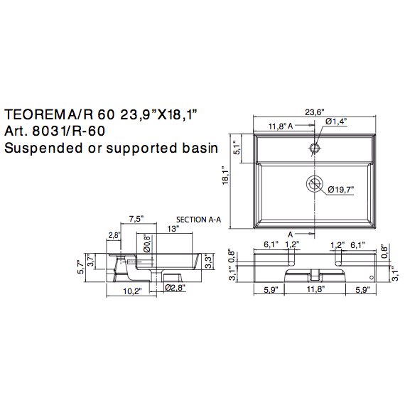 How to Properly Install and Use the Nameeks 8031/R-60-TB-No Hole Scarabeo 23-3/5" Ceramic Wall Mount
