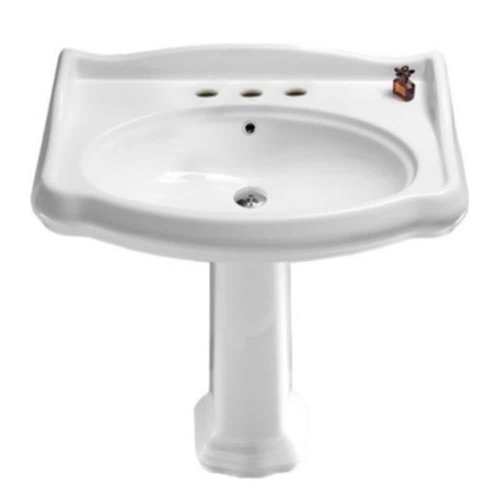 Demystifying the Nameeks 030200-PED Three Hole Cerastyle White Pedestal System