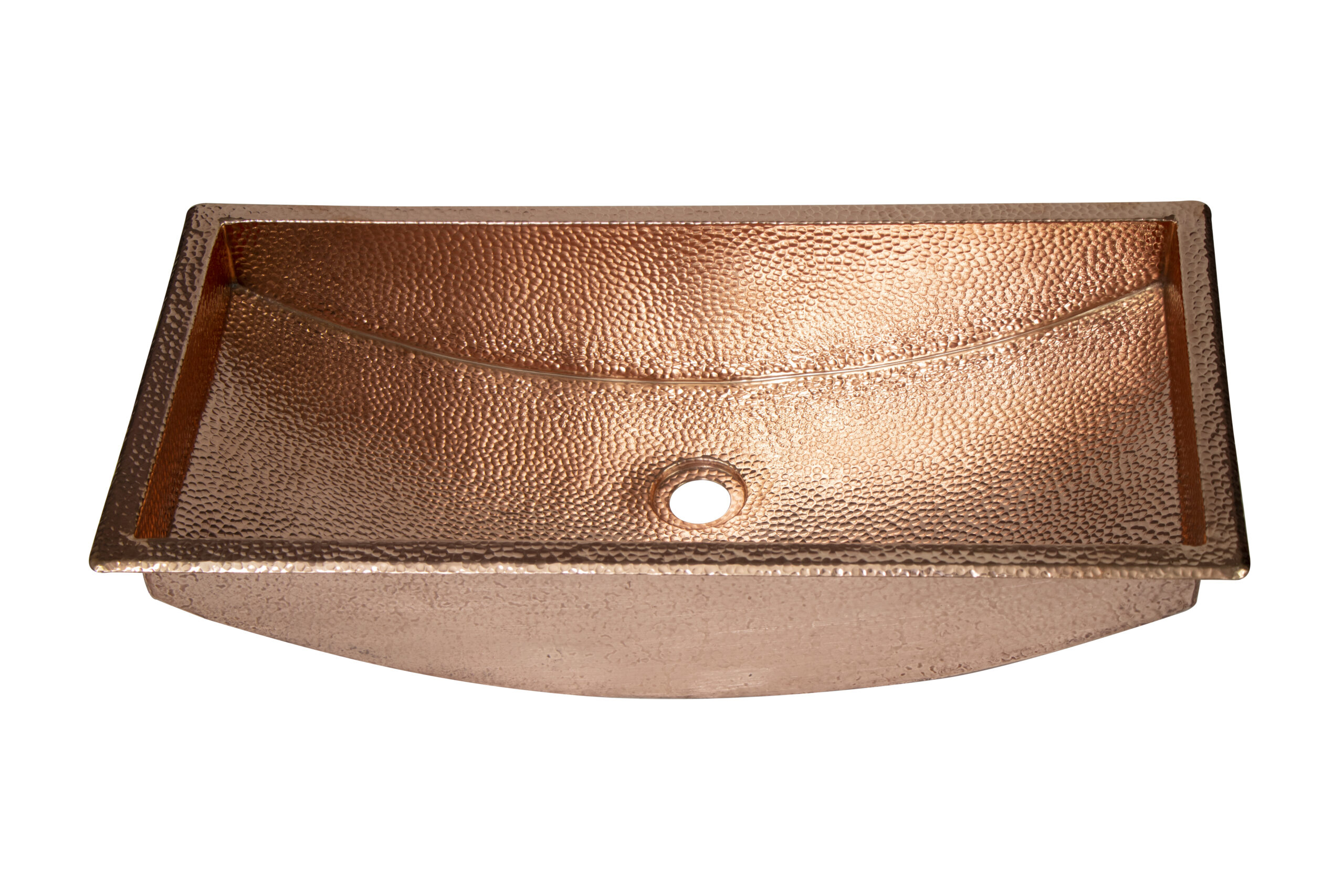 Olde Copper 26X13&amp;quot; Rectangular Hammered Copper Bathroom Sink – Durable ... within Kraus Gv-651-So Copper 16-1/2&amp;quot; Ares Glass Vessel Bathroom Sink - Copper