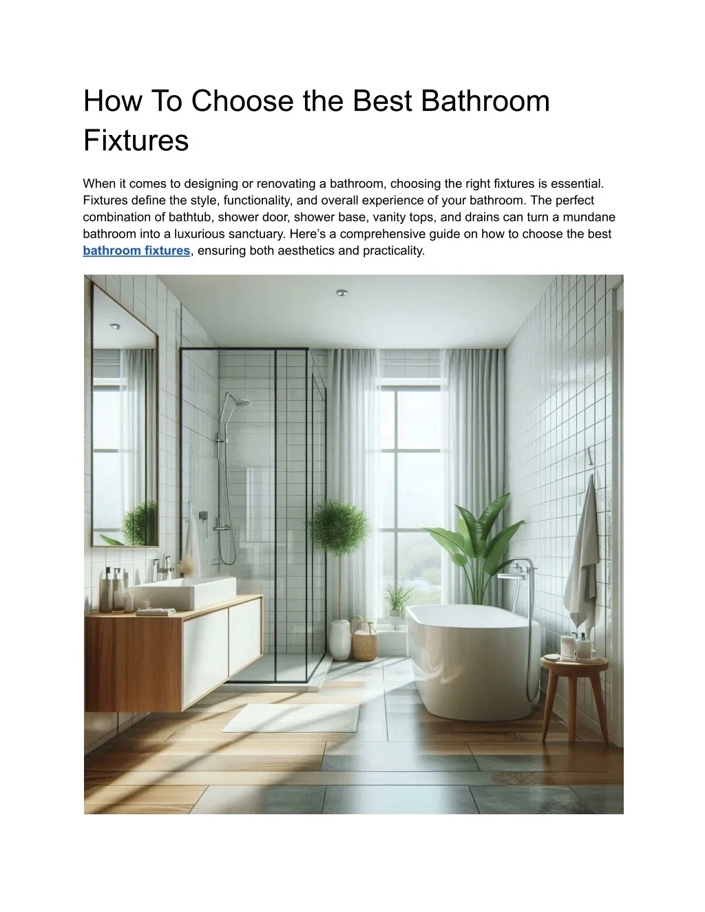 Ppt - How To Choose The Best Bathroom Fixtures Powerpoint Presentation ... inside How to Choose the Right Bathroom Fixture for Your Space