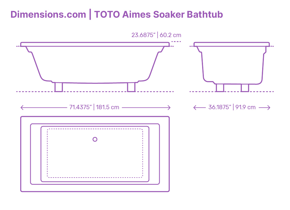 Standard Bath Dimensions Waters Space Skye 1600Mm Shower Bath regarding Ws Bath Collections Energy 85.00 Energy 33-1/2&amp;quot; Rectangular - Gloss White