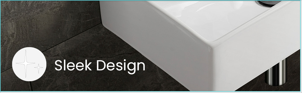 Swiss Madison Sm-Ws318 Claire Ceramic Wall Hung Sink, Vessel Sinks ... inside Practical Installation Tips for Swiss Madison SM-WS318 White Tiles