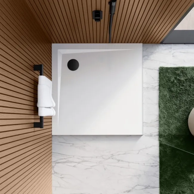 Sydney Square Gloss White Stone Shower Tray | 800X800Mm throughout Ws Bath Collections Cosa 48.03 - 86102 Cosa 18-7/8&amp;quot; Square - Gloss White