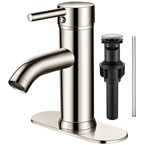 Top 5 Best One Hole Bathroom Faucet 2025 - Pixelfy Blog within Nameeks Scarabeo 8095-One Hole Scarabeo 28&amp;quot; Oval Ceramic Vessel - White