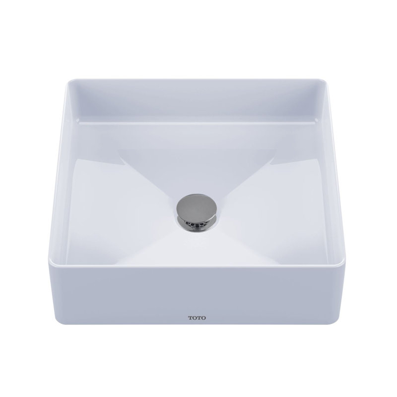 Toto Arvina Square Vessel Bathroom Sink | Wayfair intended for How the TOTO LT426G Arvina Sink Enhances Bathroom Aesthetics and Performance