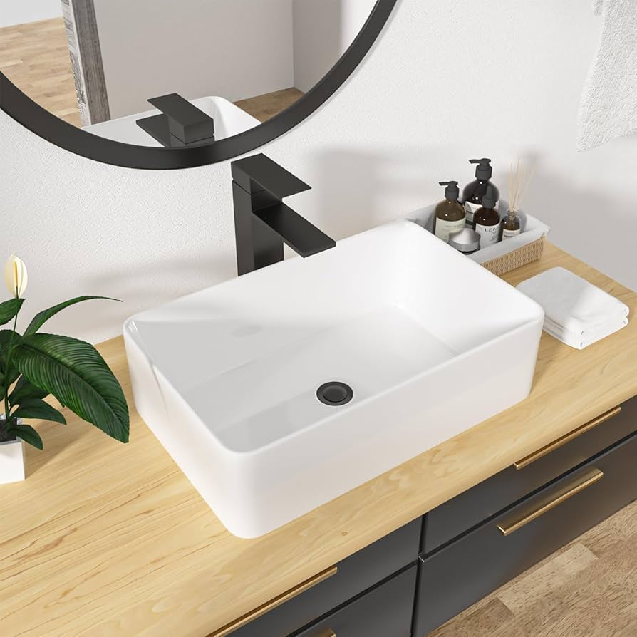 White Bathroom Vessel Sink Sivida – Discover The Sense Of Harmony within Ws Bath Collections 72.00 Start 28-5/16&amp;quot; Vessel Or Wall Mounted - White
