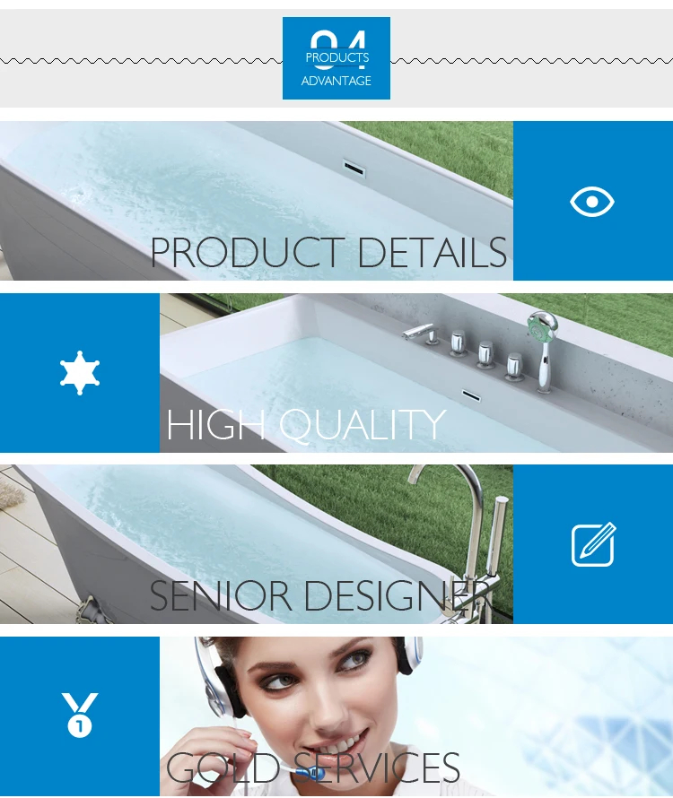 White Drop In Deep Soaker Bath Tub,Hot Tub Bath Whirlpool Bathtub - Buy ... pertaining to Ws Bath Collections Unlimited 140.03-4 Unlimited 55-1/2&amp;quot; - Glossy White