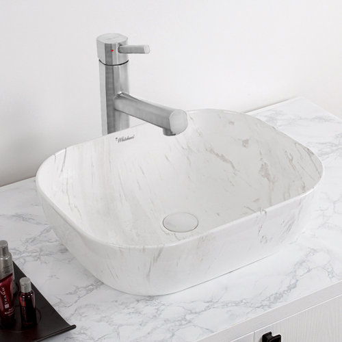 Whitehaus Collection Isabella Plus 15.75&amp;#039;&amp;#039; White Vitreous China ... with regard to Choosing the Right Whitehaus Vessel Sink for Your Modern Bathroom