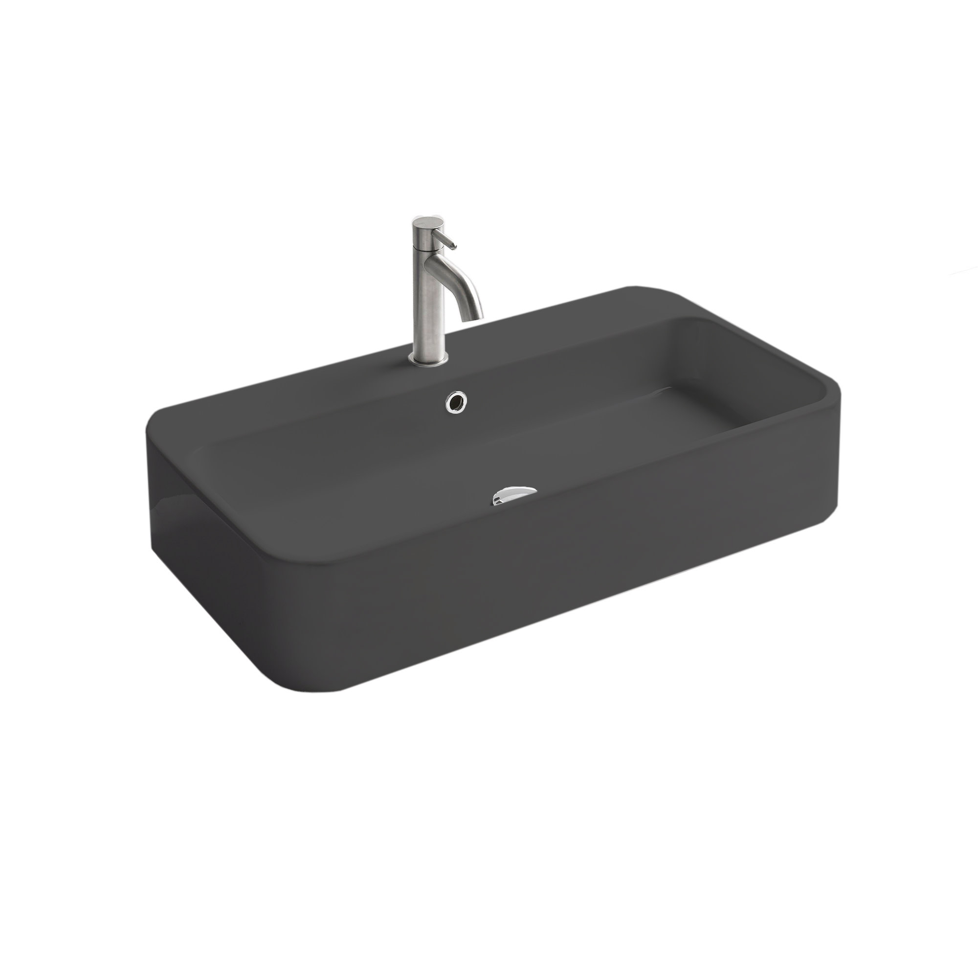 Ws Bath Collections Cosa 80.01 - Black - Walmart.com pertaining to How to Properly Install and Maintain the WS Bath Collections Cosa 48S03 86101 Cosa 1878 Square Matte Black