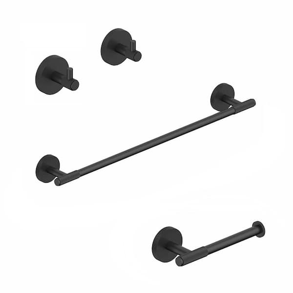 Ws Bath Collections Klass 4-Piece Bath Hardware Set With Mounting ... with Ws Bath Collections Cosa 48I.03 - 86100 Cosa 18-7/8&amp;quot; Square - Matte Black