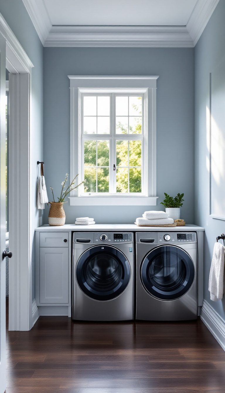 13 Blue Laundry Room Ideas - Cosy Hous regarding Laundry Room Blue Prince Secret