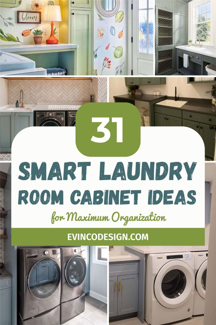 Cabinet Design Secrets for Maximum Laundry Room Organization