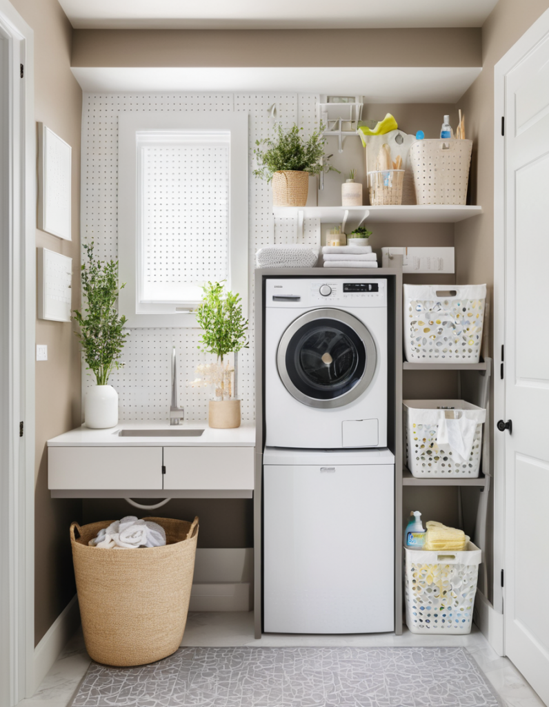 Beautifully Simple Laundry Room Makeovers That Save Time and Space
