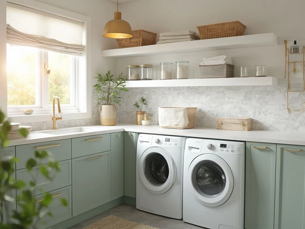 Budget-Friendly Small Laundry Room Makeover: Transform Your Space ... in Designing the Perfect Small Laundry Room Without Sacrificing Functionality
