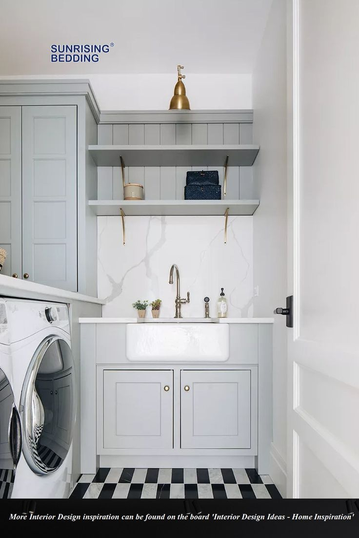 Designing A Laundry Room That Doesn&amp;#039;t Sacrifice Style For Functionality ... for Laundry Room Ideas For Small Spaces