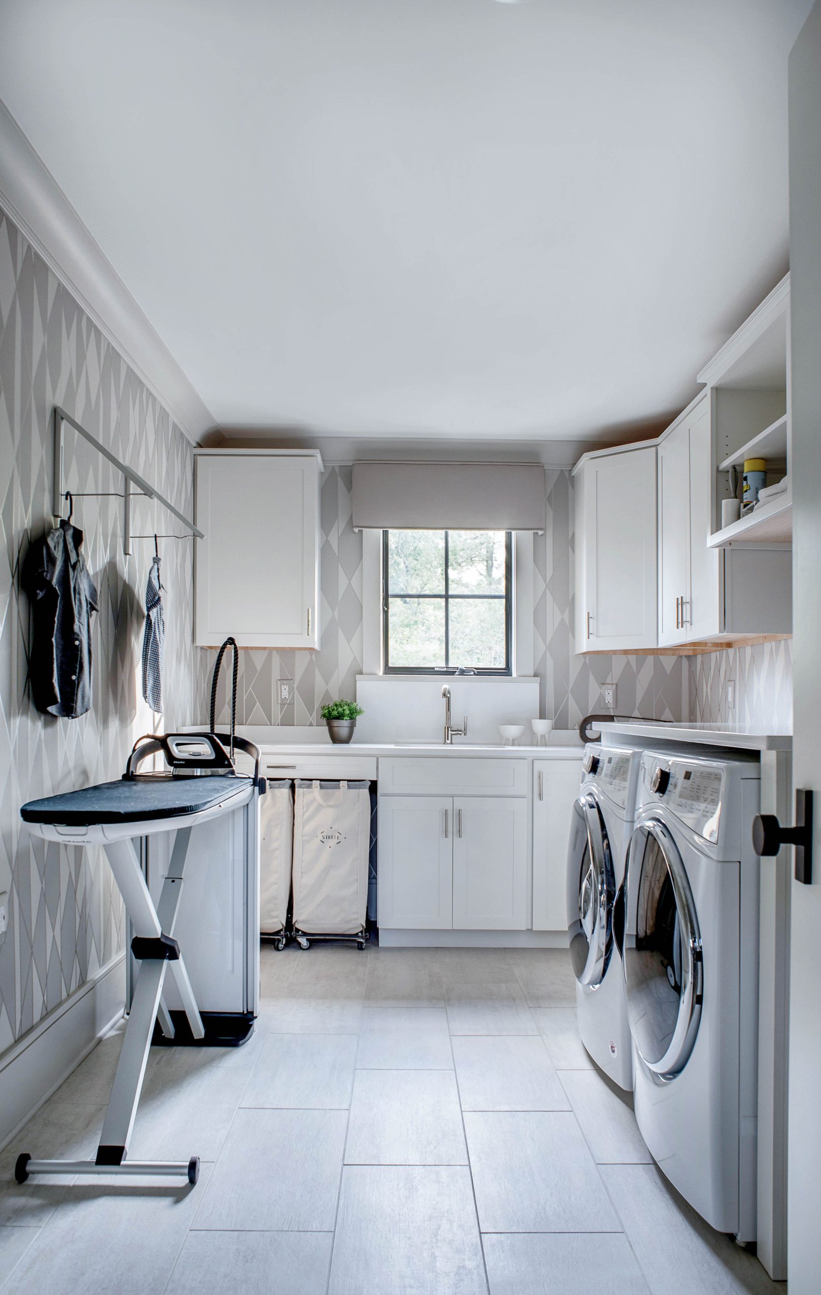 Modern Small Laundry Room Design within Designing the Perfect Small Laundry Room Without Sacrificing Functionality