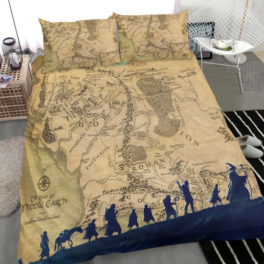 Crafting a cozy sanctuary inspired by Rohan and Gondor using officially licensed Tolkien textiles