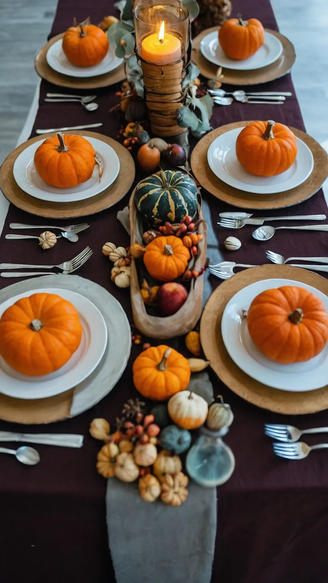Designing a Seasonal Fall Table Setup Using Foraged Elements and Everyday Dinnerware 2