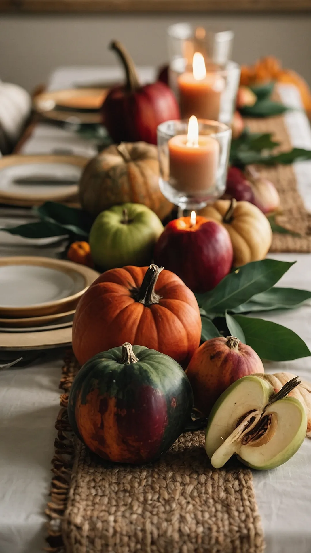 Designing a Seasonal Fall Table Setup Using Foraged Elements and Everyday Dinnerware 4