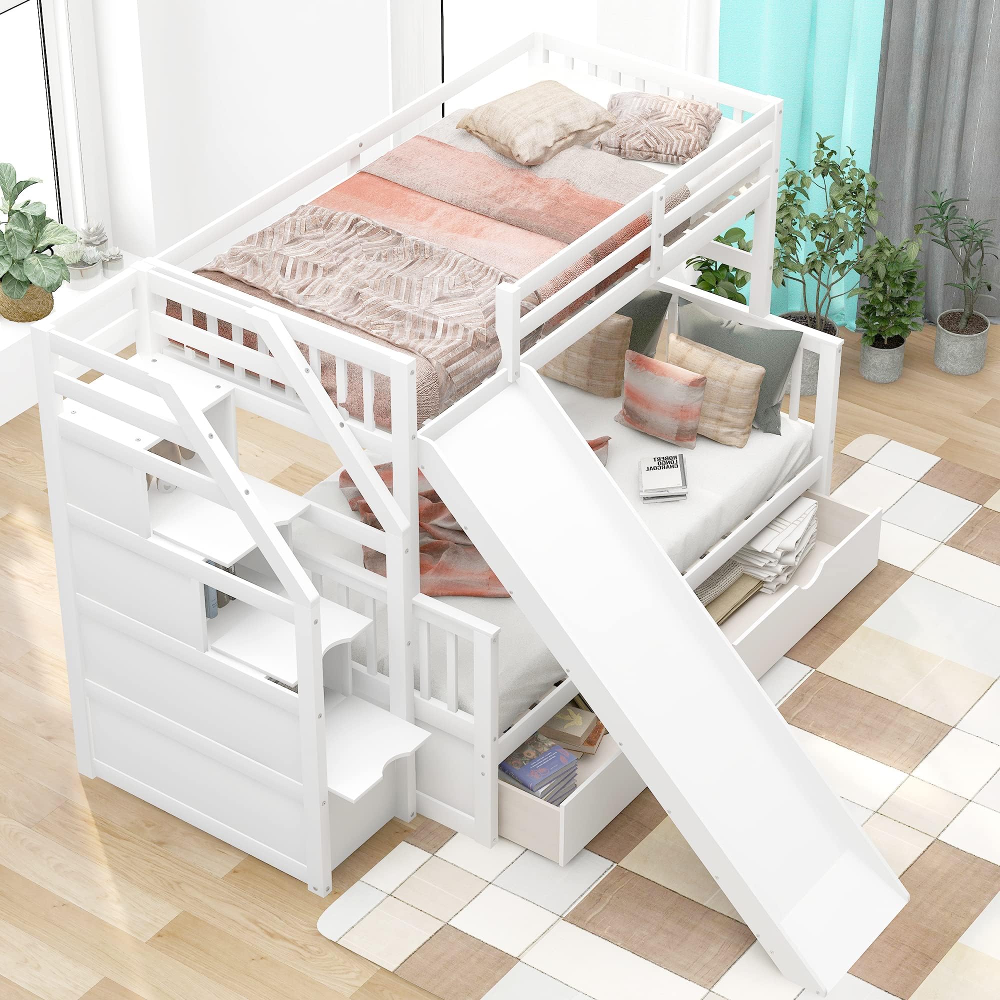 Designing the Ultimate Playful Bedroom Layout with Stairs and Slides 3