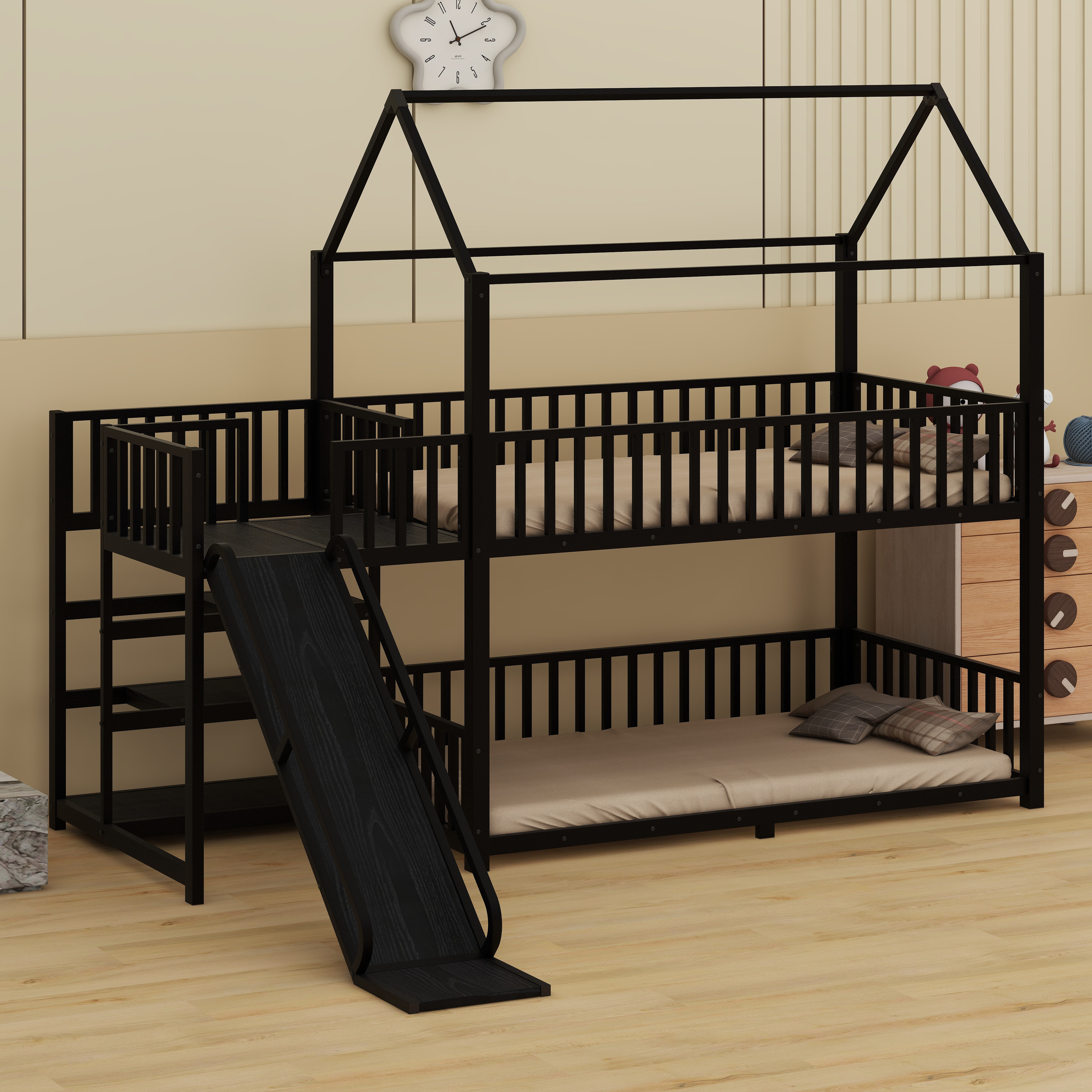 Designing the Ultimate Playful Bedroom Layout with Stairs and Slides 5