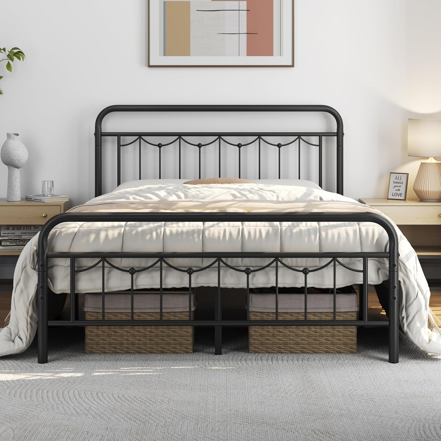 From Industrial to Cozy Transforming Cold Metal Frames with the Perfect Headboard Match 2