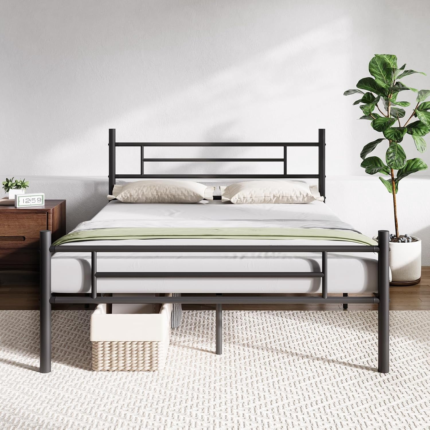 From Industrial to Cozy Transforming Cold Metal Frames with the Perfect Headboard Match 4