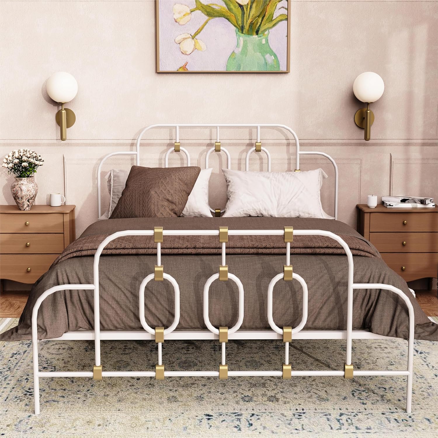 From Industrial to Cozy Transforming Cold Metal Frames with the Perfect Headboard Match 5
