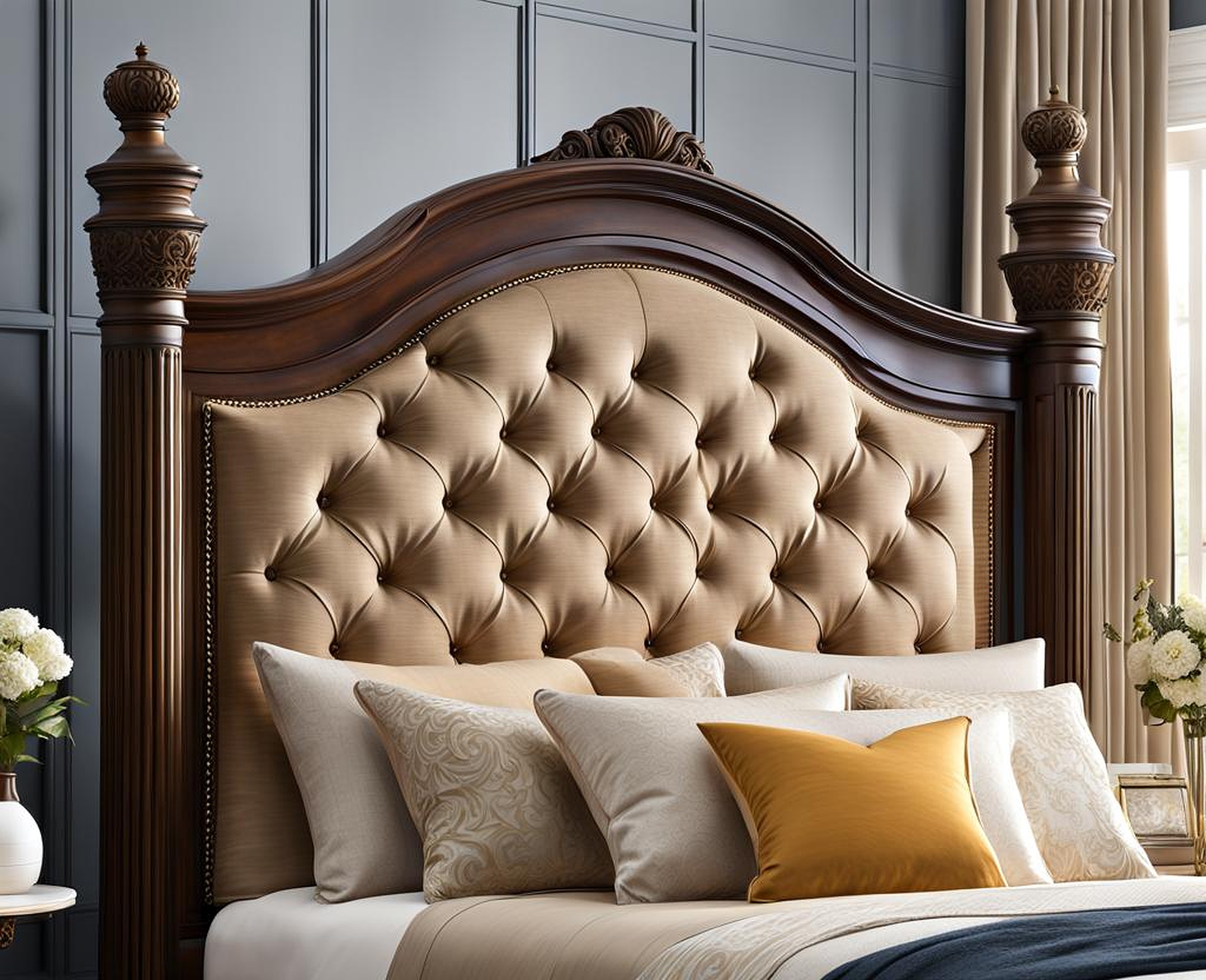 How a Tall Queen Headboard Transforms Your Bedroom Into a Sanctuary 3