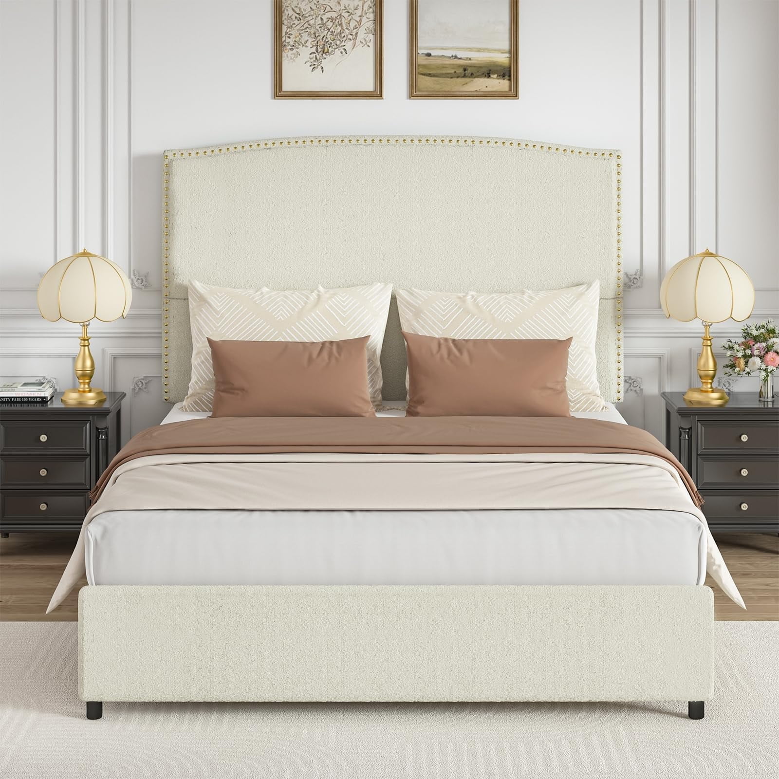 How a Tall Queen Headboard Transforms Your Bedroom Into a Sanctuary 4
