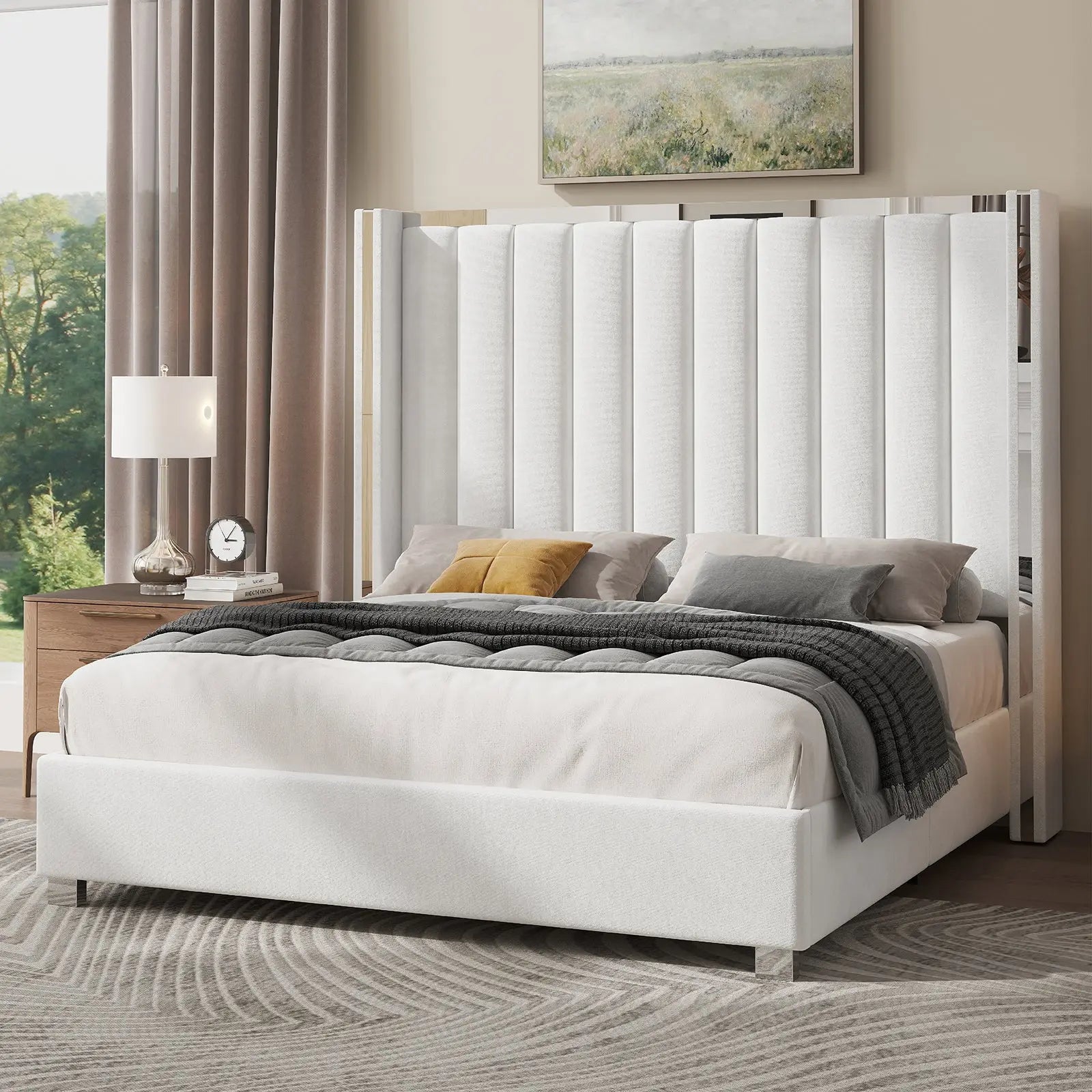 How a Tall Queen Headboard Transforms Your Bedroom Into a Sanctuary