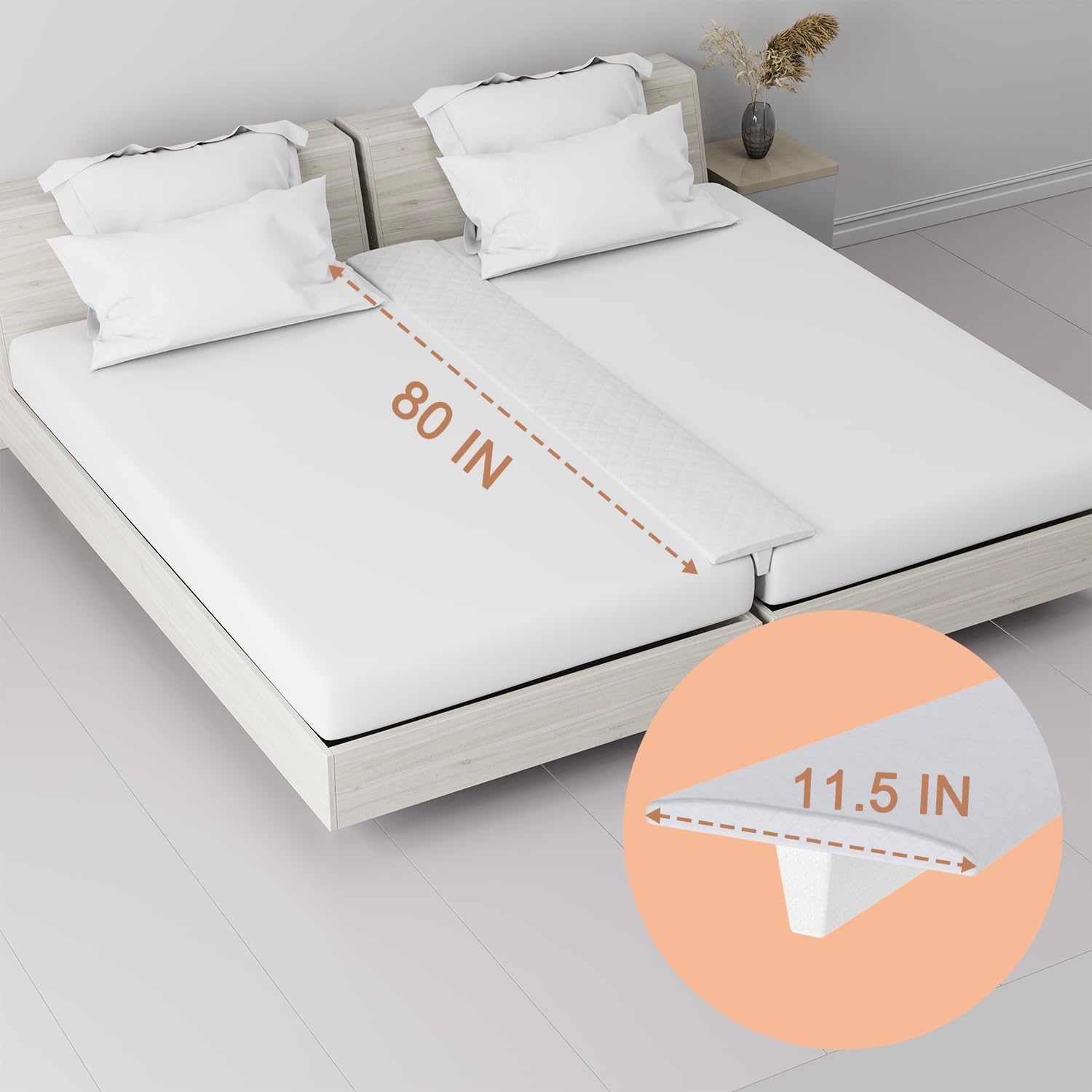 How I Turned Two Twin Beds Into A Seamless King Without Spending A Fortune 2