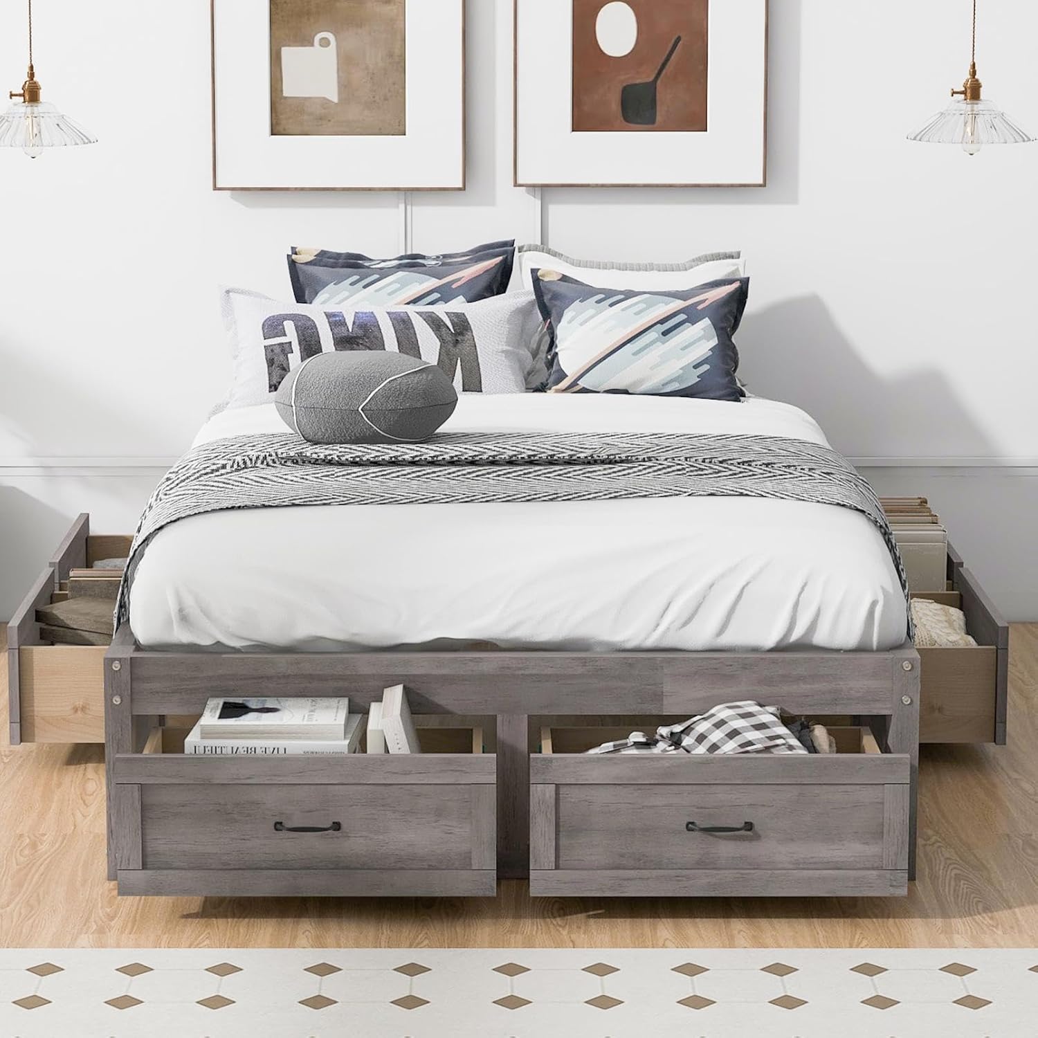 Measuring your room accurately before bringing home a full platform bed with storage 1