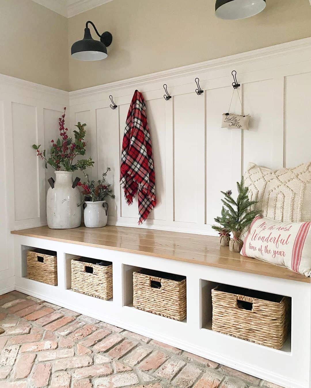 Small Space Solutions for a Mudroom Storage and Bench Without Clutter 5