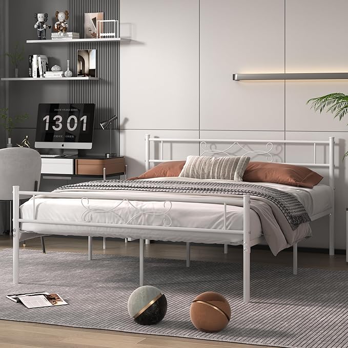 Styling Tips for Making a White Metal Bed Frame Look Expensive 2