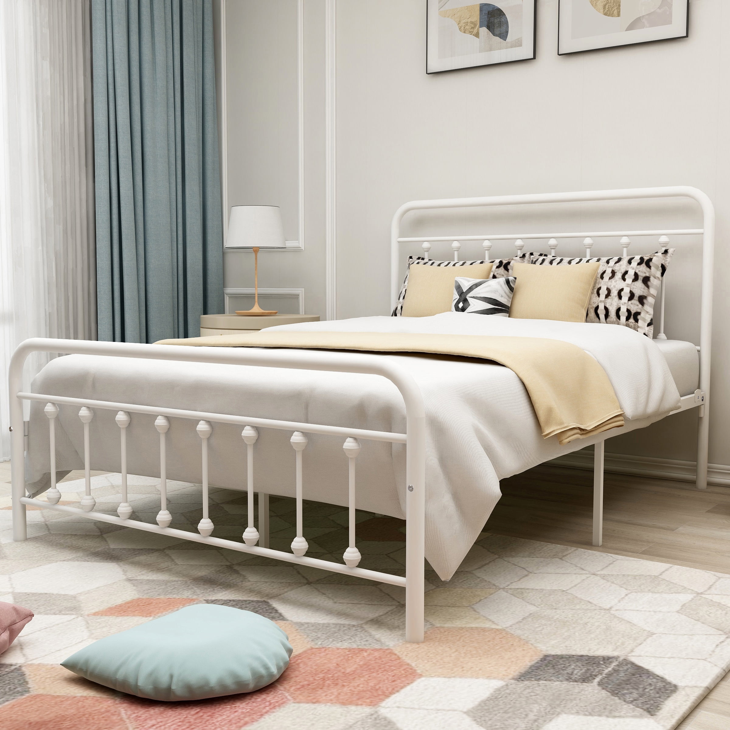 Styling Tips for Making a White Metal Bed Frame Look Expensive 3
