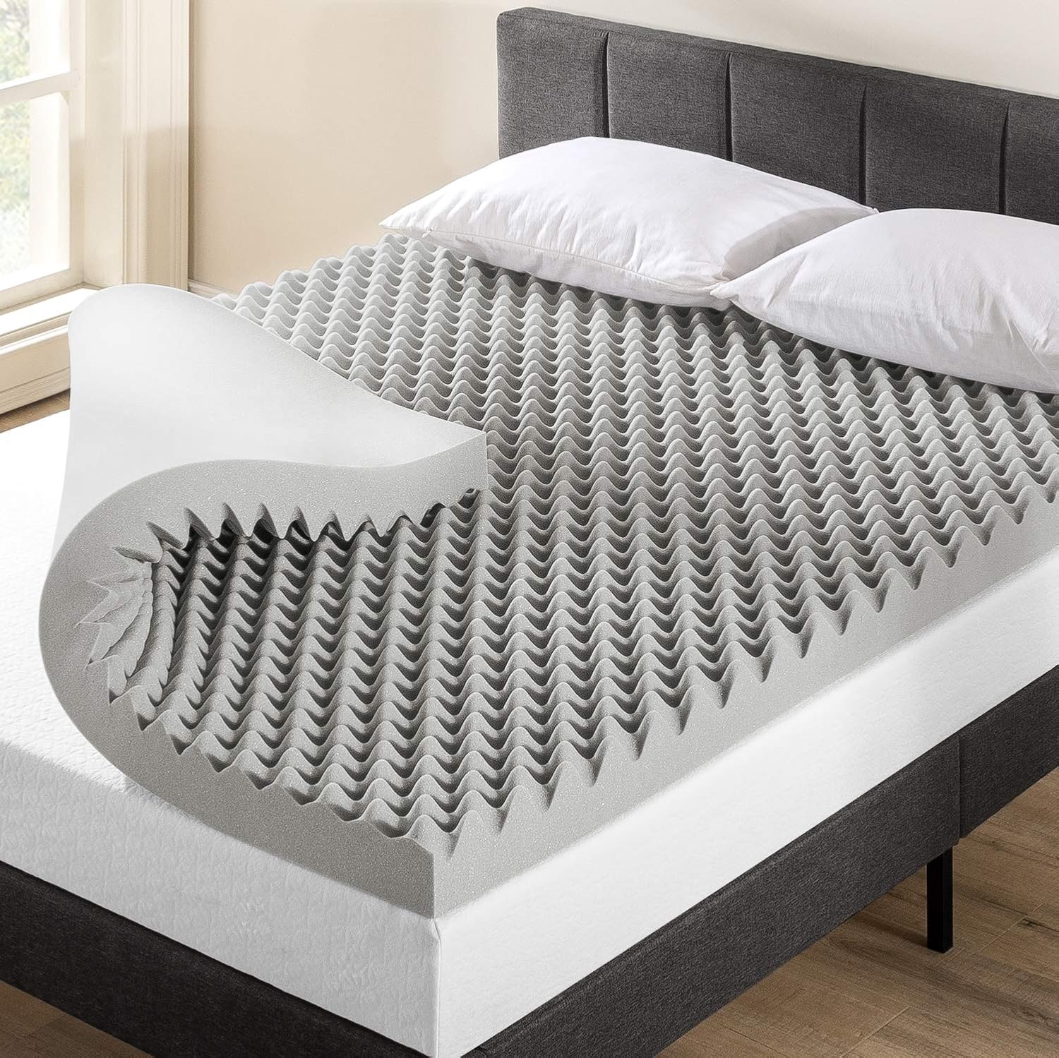 The Honest Guide to Choosing and Using an Egg Crate Mattress Topper on a King Bed 2