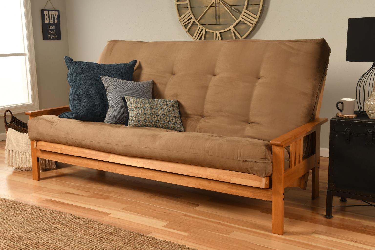 Transforming Small Spaces with a Queen Futon That Works as Sofa and Bed 3