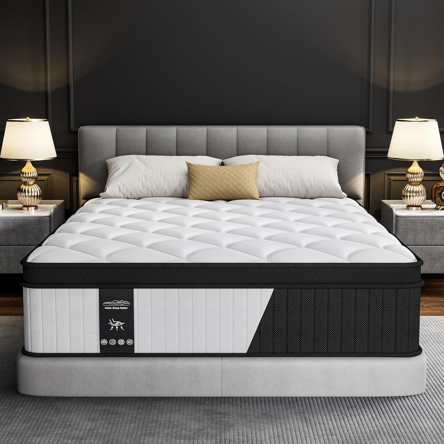 Understanding How Body Weight and Sleep Positions Interact With a 12 Inch King Size Memory Foam Mattress 1